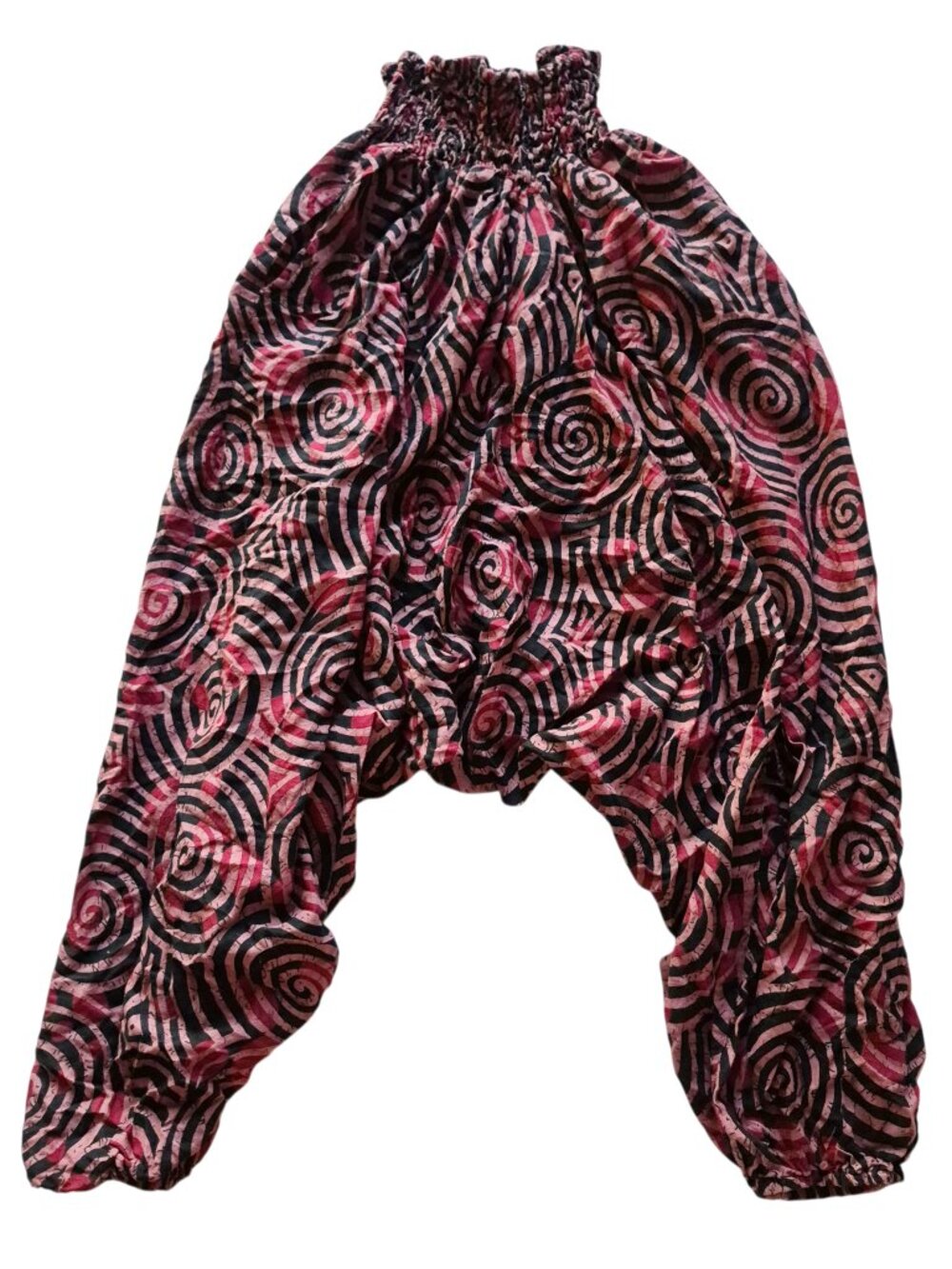 Sarjana Handicrafts Harem Yoga pants 100% Cotton Granola Hipster OSFM